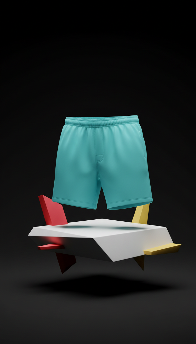 Costume boxer Electric Aqua