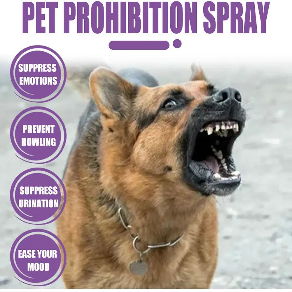 Spray Calmante Feromoni per Cani e Gatti – 50ml, Anti-Ansia, Riduce Agitazione da Estro