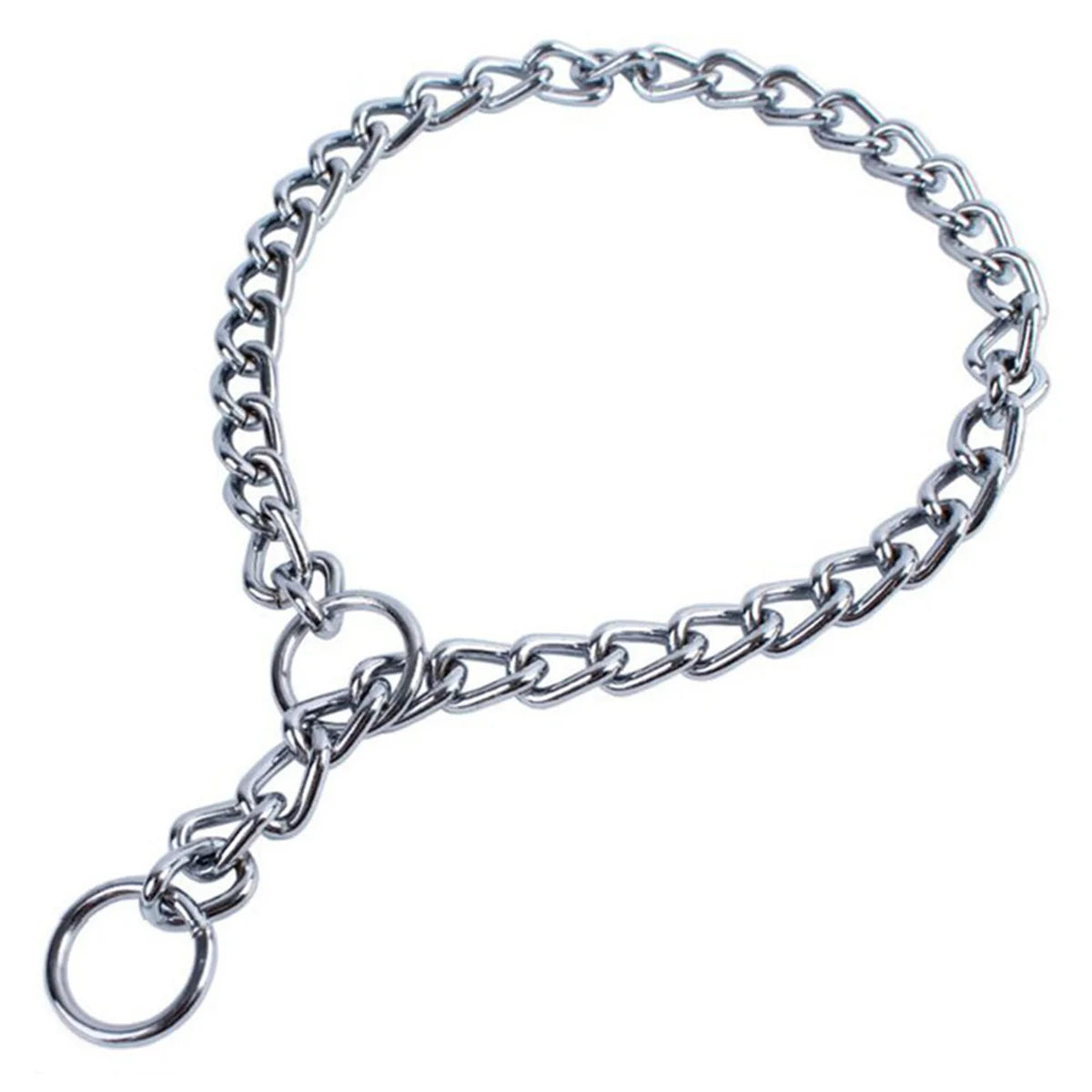 Collare a Catena in Acciaio Inox per Addestramento Cani – Regolabile, 4 Misure, Anti-Ruggine
