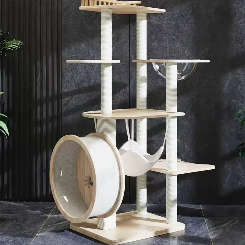 Palo Sisal di Ricambio per Cat Tree e Tiragraffi Gatto – DIY, 5 Misure, Sisal Naturale