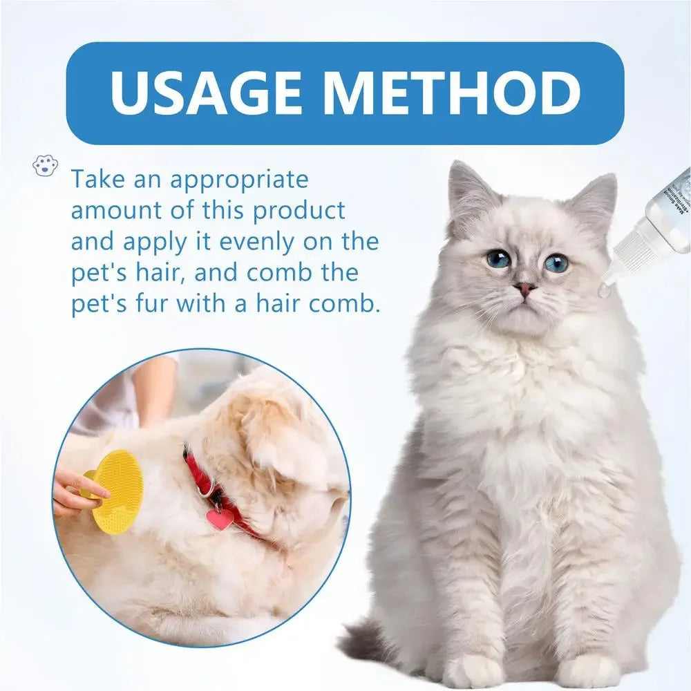 Spazzola Vapore Elettrica 3 in 1 per Cani e Gatti – Massaggio, Grooming e Districante, 7 Varianti