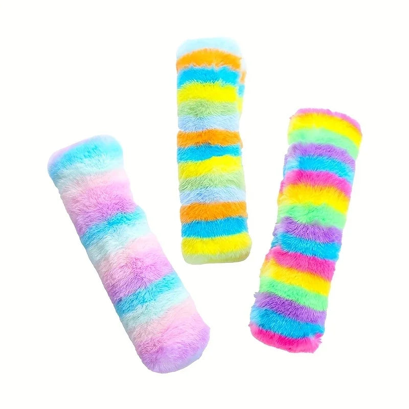 Cuscino Peluche Interattivo per Gatti – Catnip Naturale, Squeaky, Masticabile, 3 Colori