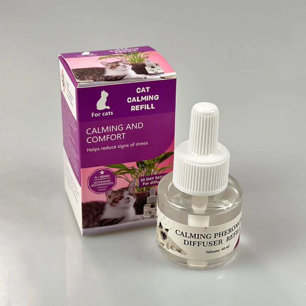 Diffusore Spray Feromoni Calmanti per Gatti – 48ml, Anti-Stress, Anti-Graffi e Anti-Marcatura
