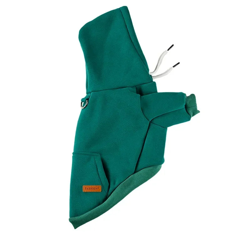 Felpa con Cappuccio in Pile per Cani Piccoli e Medi – Calda e Morbida, 4 Colori 4 Taglie