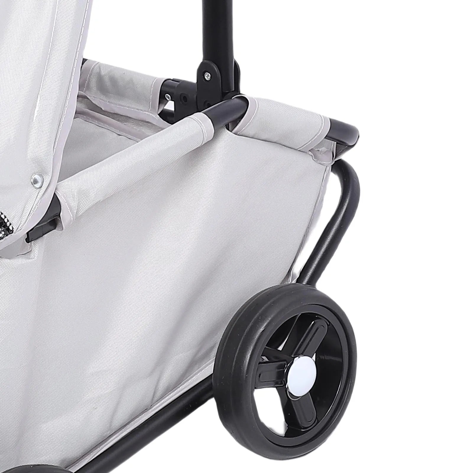 Multifunctional Pet Stroller with Canopy 4 Wheels Foldable Pet Strolling Cart for Small Dogs Cats Lightweight Easy Assembly