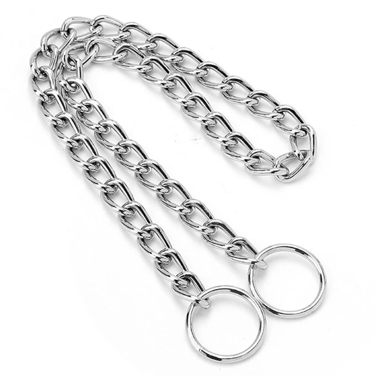 Collare a Catena in Acciaio Inox per Addestramento Cani – Regolabile, 4 Misure, Anti-Ruggine