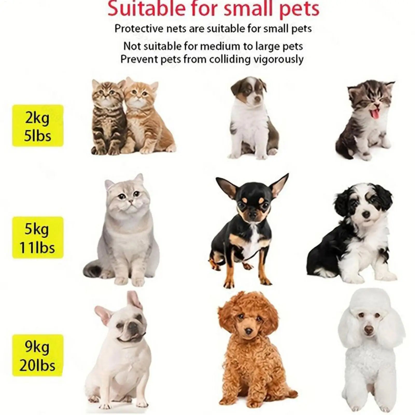 Cancelletto Retrattile in Rete per Cani e Gatti – Senza Forare, 3 Misure, Uso Indoor