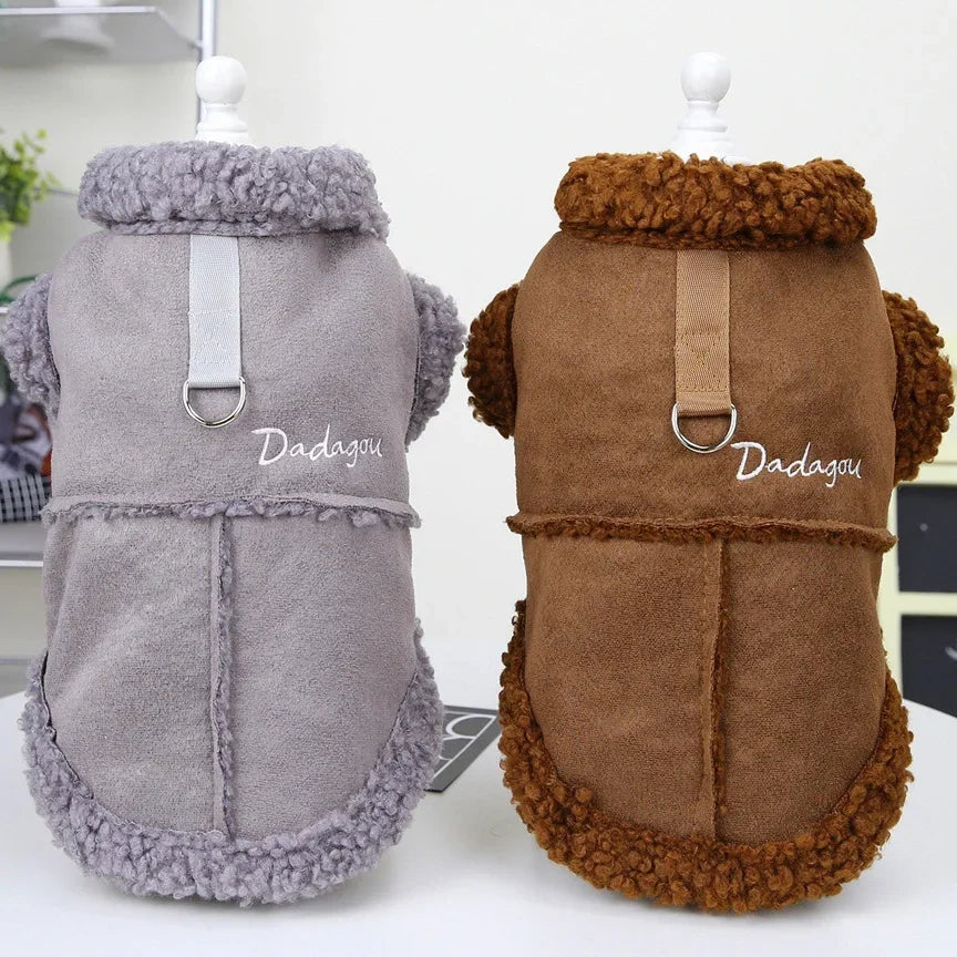 Maglione Invernale in Pile per Cani Piccoli – Autunno/Inverno, 4 Colori, 5 Taglie