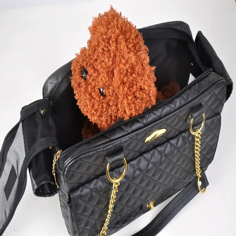 Borsa Trasportino Luxury per Cani e Gatti Piccoli – Fashion Pet Carrier, Design Elegante