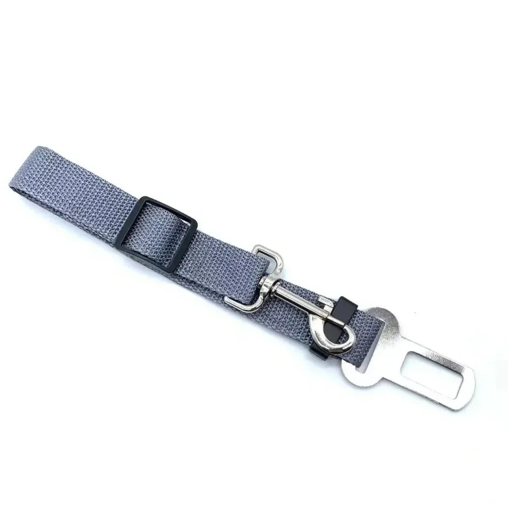 Cintura di Sicurezza Auto per Cani e Gatti – Regolabile, Gancio Acciaio, 10 Colori