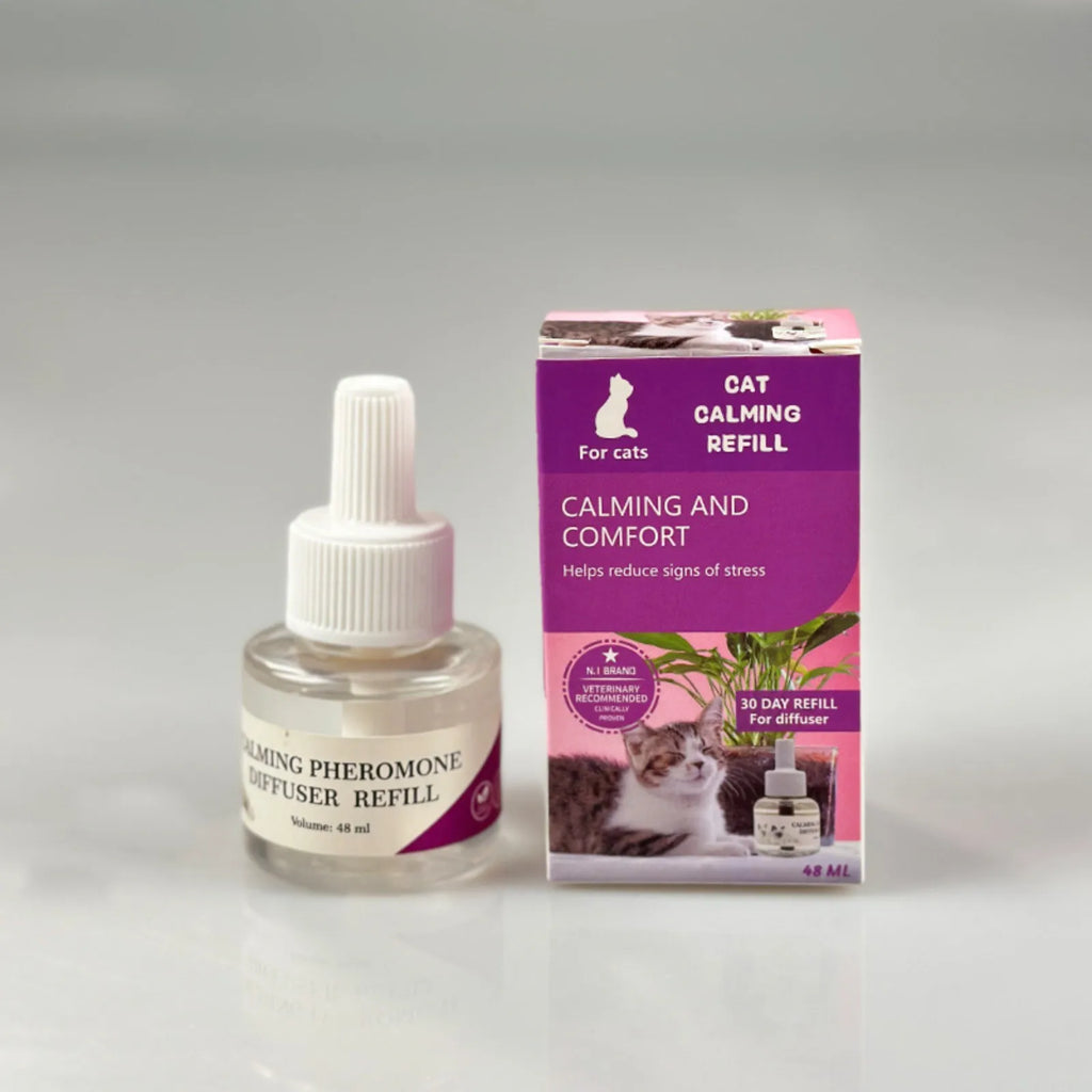 Diffusore Spray Feromoni Calmanti per Gatti – 48ml, Anti-Stress, Anti-Graffi e Anti-Marcatura
