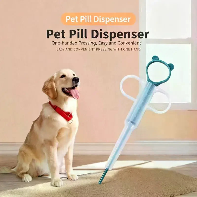 Dispenser Medicine per Cani e Gatti – Punta Morbida, Pistone Ergonomico, 5 Varianti