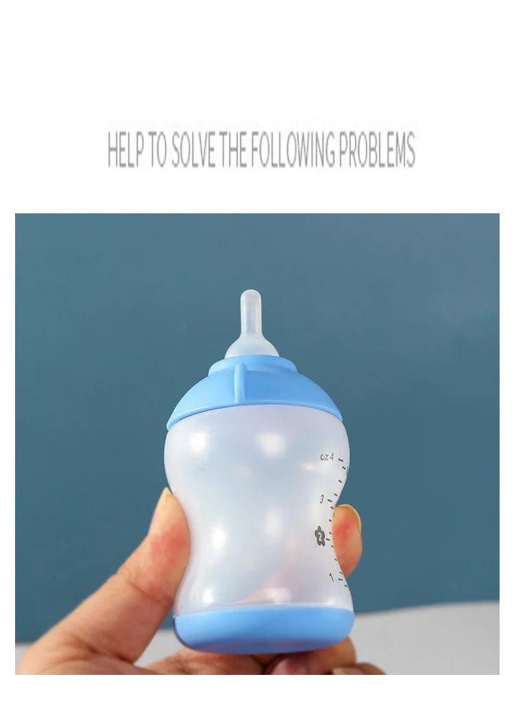 Biberon in Silicone Alimentare per Cuccioli e Gattini – Set 4 Pezzi 100ml, 4 Colori