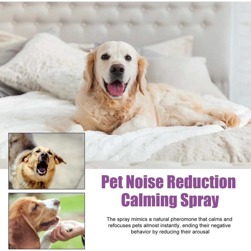Spray Calmante Anti-Abbaio per Cani – 50ml, Camomilla e Lavanda, Riduce Comportamenti Negativi