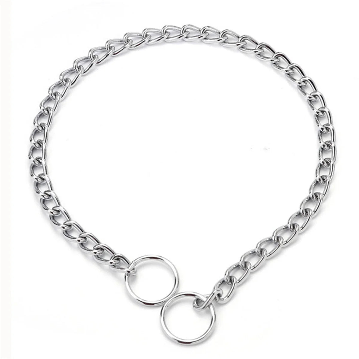 Collare a Catena in Acciaio Inox per Addestramento Cani – Regolabile, 4 Misure, Anti-Ruggine
