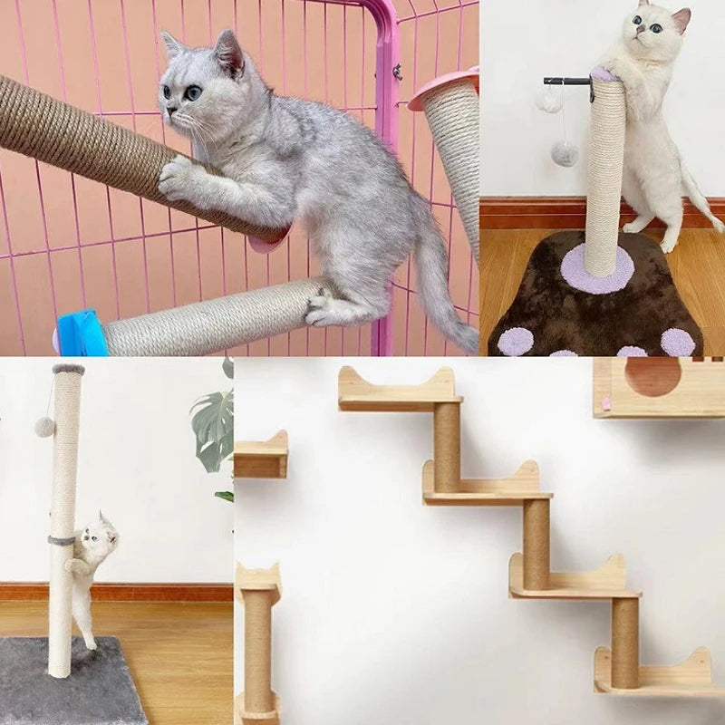 Palo Estensibile di Ricambio per Tiragraffi e Cat Tree Gatto – 5 Misure, Installazione Rapida