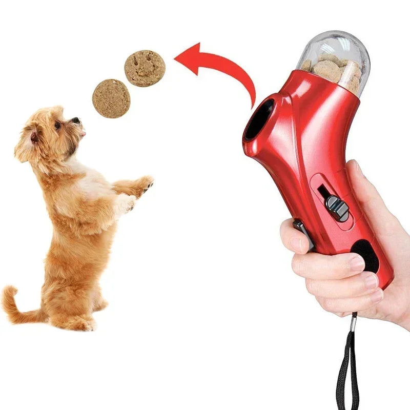 Lanciatore Snack Catapulta Interattivo per Cani e Gatti – Training Divertente, 2 Colori