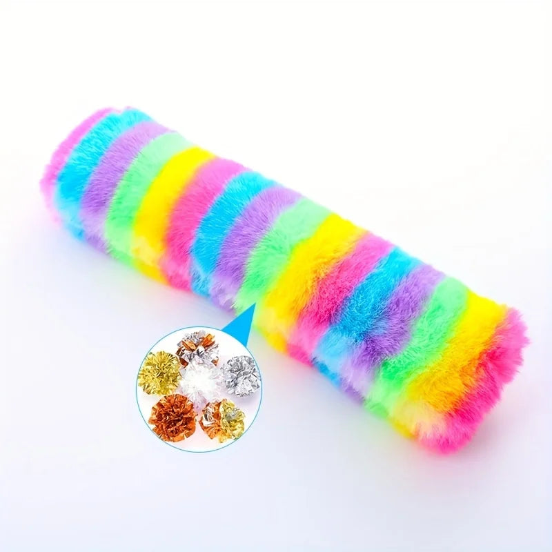 Cuscino Peluche Interattivo per Gatti – Catnip Naturale, Squeaky, Masticabile, 3 Colori