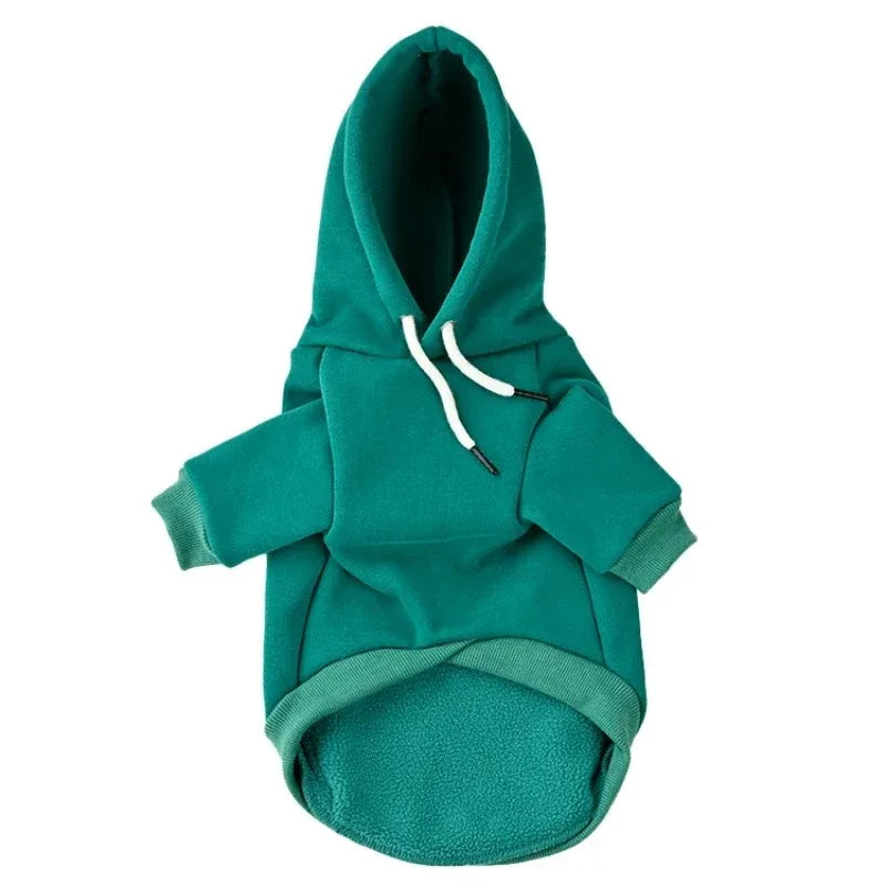 Felpa con Cappuccio in Pile per Cani Piccoli e Medi – Calda e Morbida, 4 Colori 4 Taglie