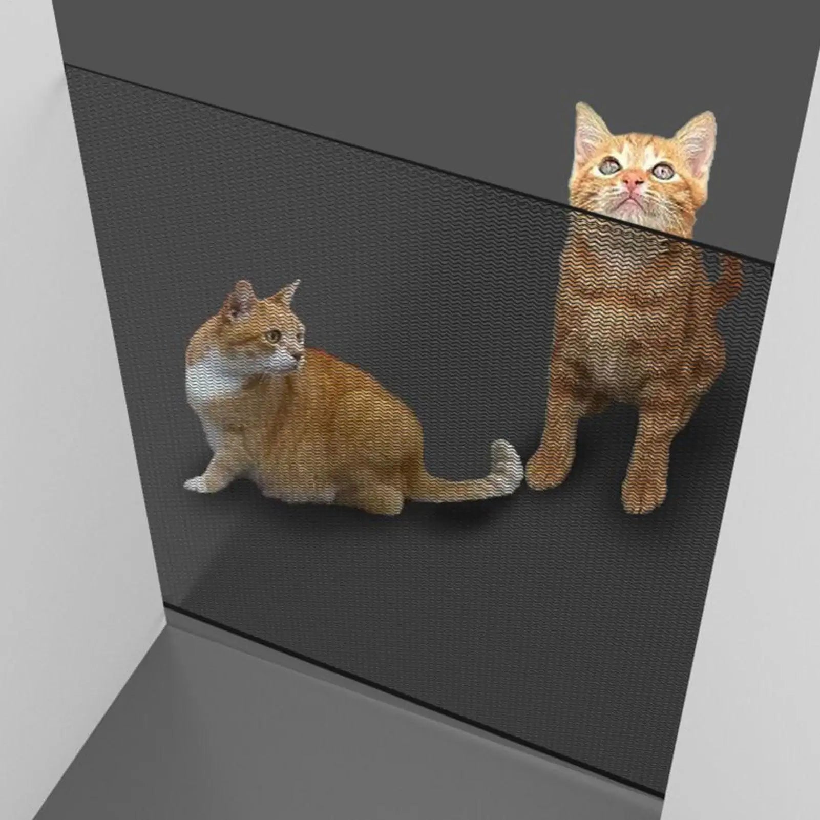 Cancelletto Retrattile in Rete per Cani e Gatti – Senza Forare, 3 Misure, Uso Indoor