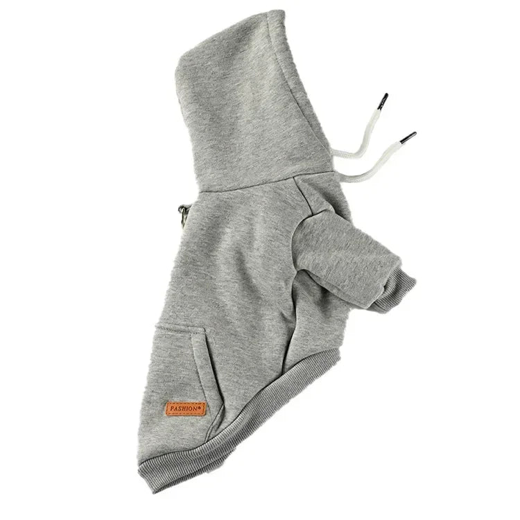 Felpa con Cappuccio in Pile per Cani Piccoli e Medi – Calda e Morbida, 4 Colori 4 Taglie