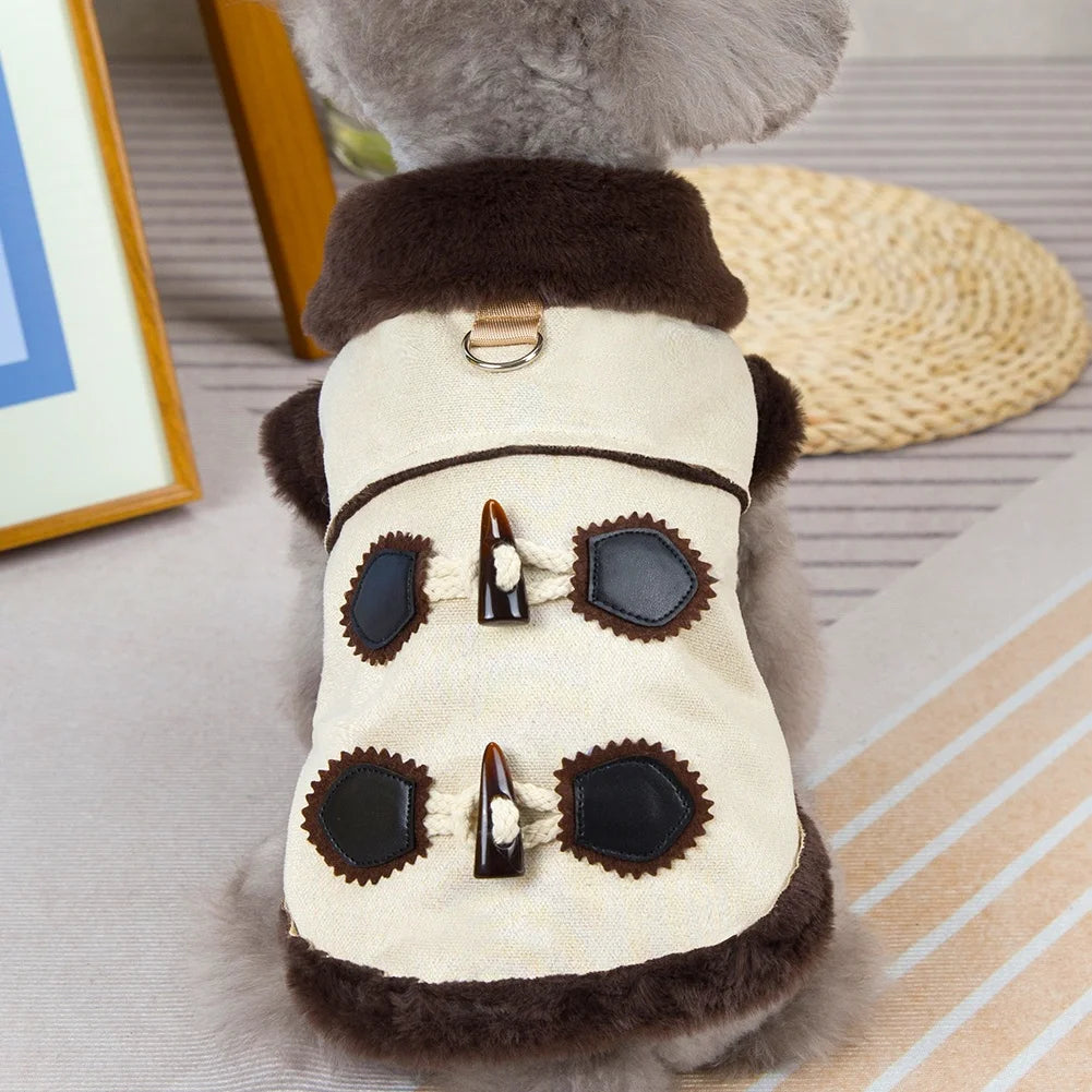 Maglione Invernale in Pile per Cani Piccoli – Autunno/Inverno, 4 Colori, 5 Taglie
