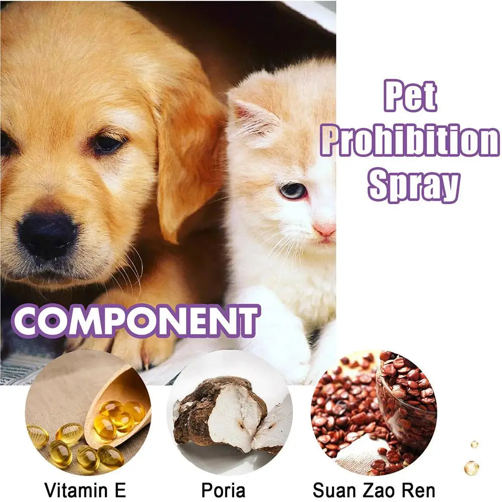 Spray Calmante ai Feromoni per Cani e Gatti – Anti-Stress
