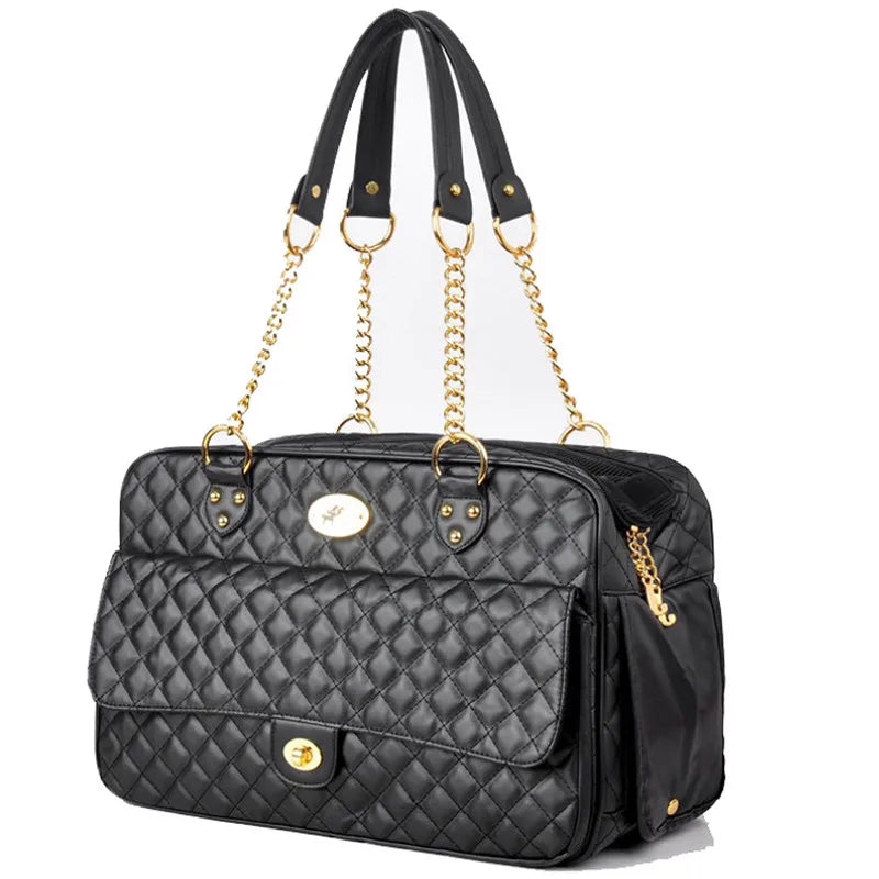 Borsa Trasportino Luxury per Cani e Gatti Piccoli – Fashion Pet Carrier, Design Elegante