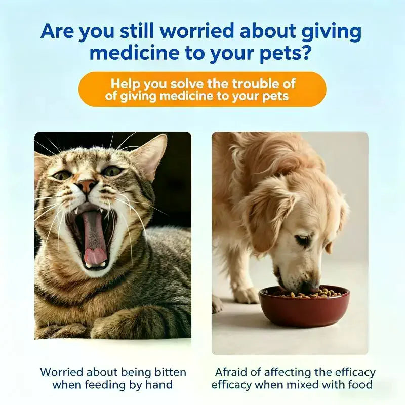 Dispenser Medicine per Cani e Gatti – Punta Morbida, Pistone Ergonomico, 5 Varianti