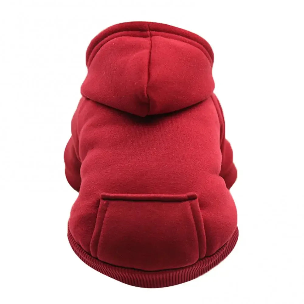 Felpa con Cappuccio Invernale per Cani Piccoli e Medi – Giacca Pet Calda, 6 Colori 6 Taglie