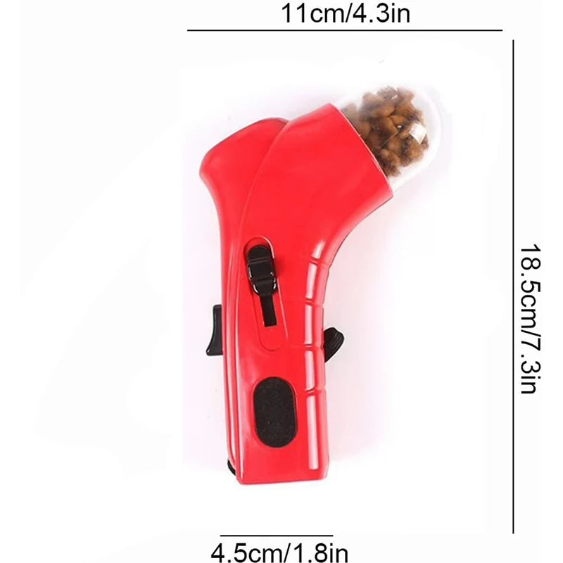 Lanciatore Snack Catapulta Interattivo per Cani e Gatti – Training Divertente, 2 Colori
