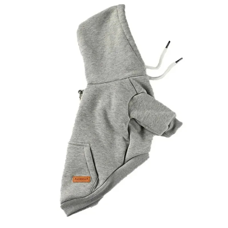 Felpa con Cappuccio in Pile per Cani Piccoli e Medi – Calda e Morbida, 4 Colori 4 Taglie