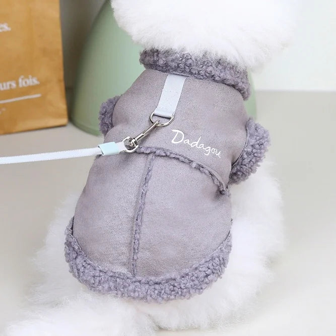Maglione Invernale in Pile per Cani Piccoli – Autunno/Inverno, 4 Colori, 5 Taglie