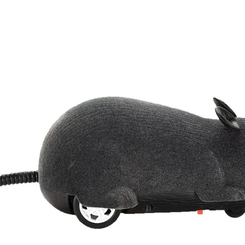 Topolino Elettrico Telecomandato per Gatti – Giocattolo Interattivo Wireless, Pelo Sintetico