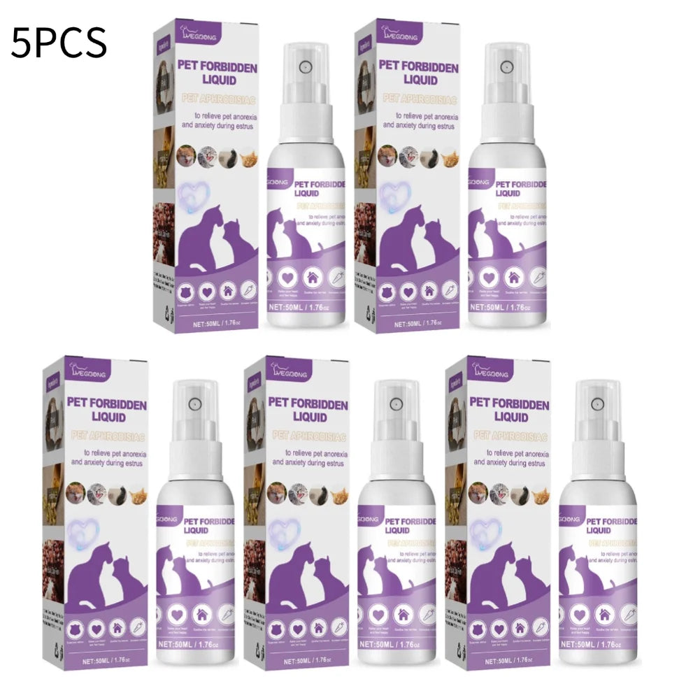 Spray Calmante ai Feromoni per Cani e Gatti – Anti-Stress