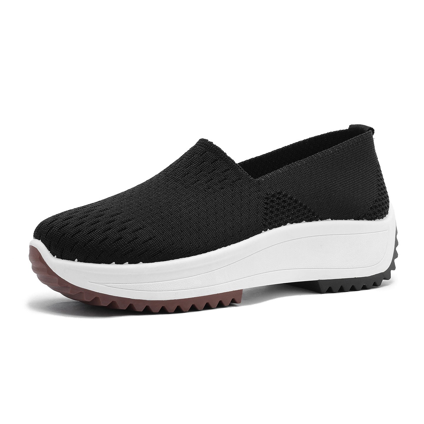 Cuff-height Heel-less Thick-soled Shoes / Scarpe senza tacco all'altezza del polsino con suola spessa - FRAMOShopcalzature donna FRAMOShopBlack36CJYD297092101AZ
