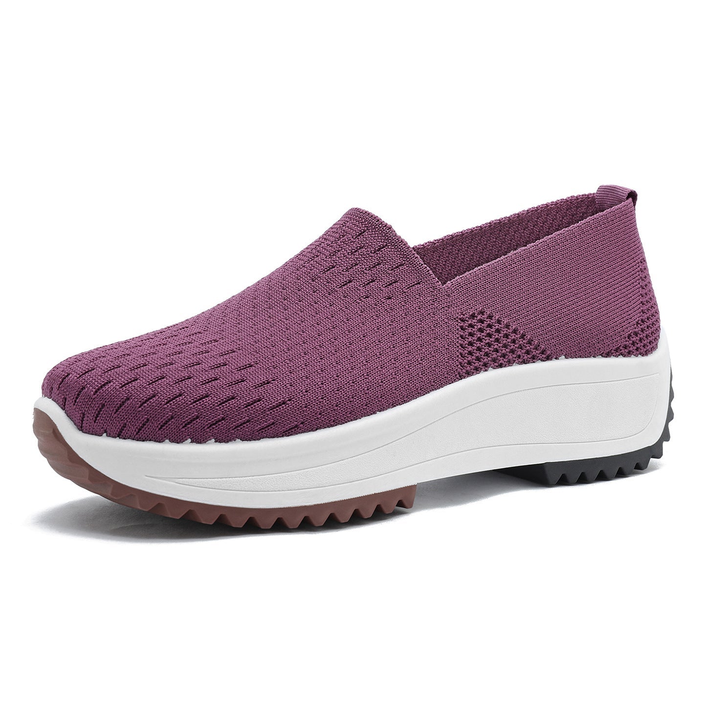 Cuff-height Heel-less Thick-soled Shoes / Scarpe senza tacco all'altezza del polsino con suola spessa - FRAMOShopcalzature donna FRAMOShopPurple36CJYD297092109IR