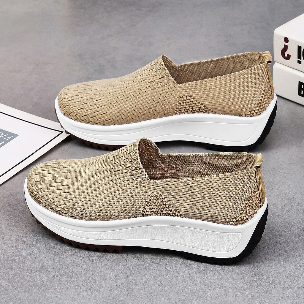 Cuff-height Heel-less Thick-soled Shoes / Scarpe senza tacco all'altezza del polsino con suola spessa - FRAMOShopcalzature donna FRAMOShopGray36CJYD297092117QJ