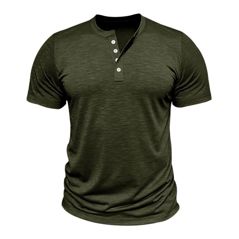 Men's Henley Shirt Amazon Top T-shirt / Maglietta Henley da uomo Amazon Top T-shirt - FRAMOShopabbigliamento uomo FRAMOShopArmy Green3XLCJYH295391624XC