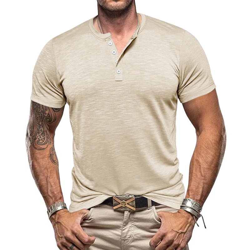 Men's Henley Shirt Amazon Top T-shirt / Maglietta Henley da uomo Amazon Top T-shirt - FRAMOShopabbigliamento uomo FRAMOShopApricot3XLCJYH295391612LO