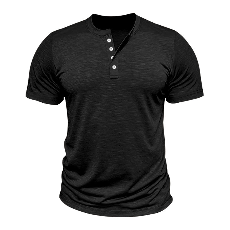 Men's Henley Shirt Amazon Top T-shirt / Maglietta Henley da uomo Amazon Top T-shirt - FRAMOShopabbigliamento uomo FRAMOShopBlack3XLCJYH295391606FU
