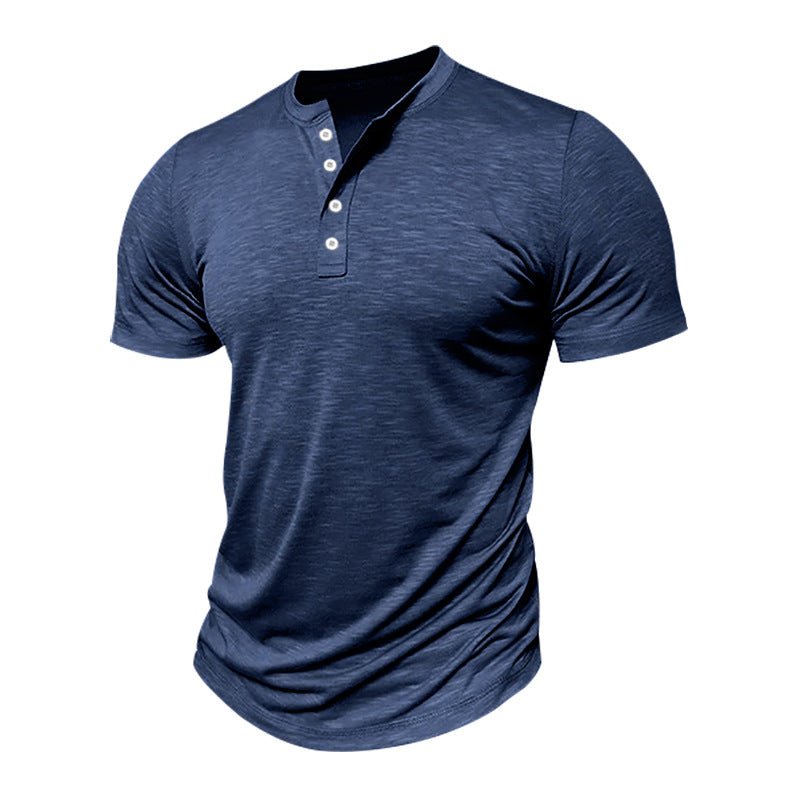 Men's Henley Shirt Amazon Top T-shirt / Maglietta Henley da uomo Amazon Top T-shirt - FRAMOShopabbigliamento uomo FRAMOShopNavy Blue3XLCJYH295391618RI