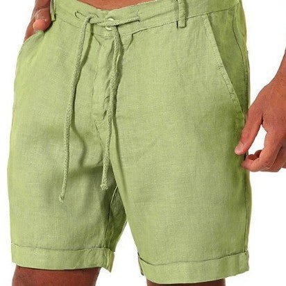 Mens Sports Running Fitness Shorts Solid-Color Casual Pants With Drawstring / Pantaloncini sportivi da uomo per corsa e fitness, tinta unita, casual, con coulisse - FRAMOShopabbigliamento uomo FRAMOShopWhite2XLCJYD295229505EV