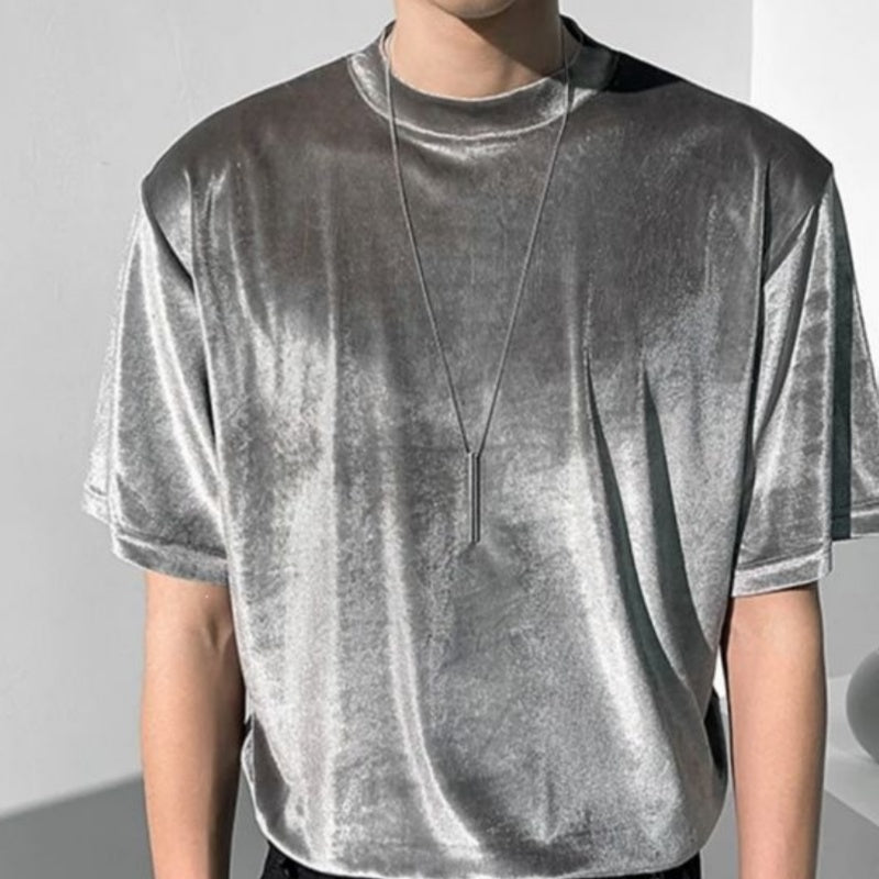 Mens Summer New Cool Short-Sleeve T-Shirt / T-shirt da uomo estiva a maniche corte, nuova e fresca - FRAMOShopabbigliamento uomo FRAMOShopSilver2XLCJYH295530410JQ