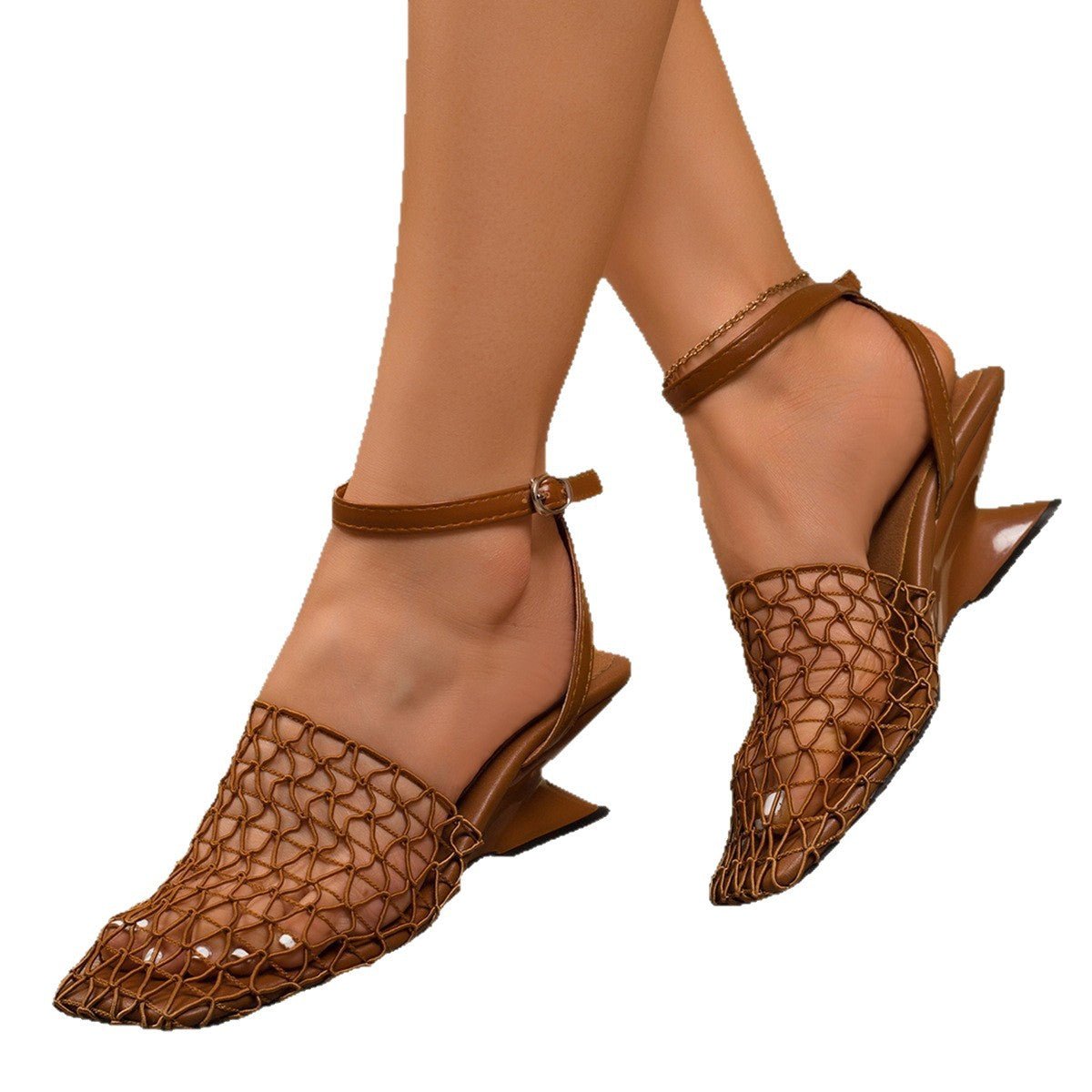 Plus-size Breathable Closed-toe Sandals / Sandali traspiranti a punta chiusa - FRAMOShopcalzature donna FRAMOShopGold34CJYD293108828BY