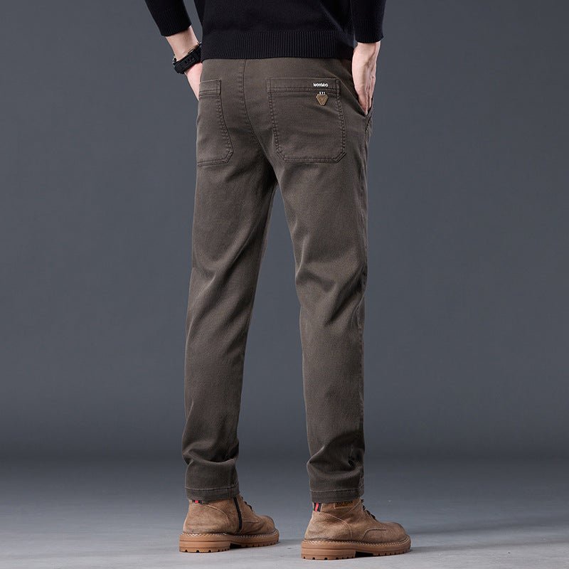 Spring And Autumn Loose-fitting Straight-leg Slim-fit Casual Trousers / Pantaloni casual slim fit a gamba dritta, vestibilità ampia, per primavera e autunno - FRAMOShopabbigliamento uomo FRAMOShopGray28CJXX295107410JQ