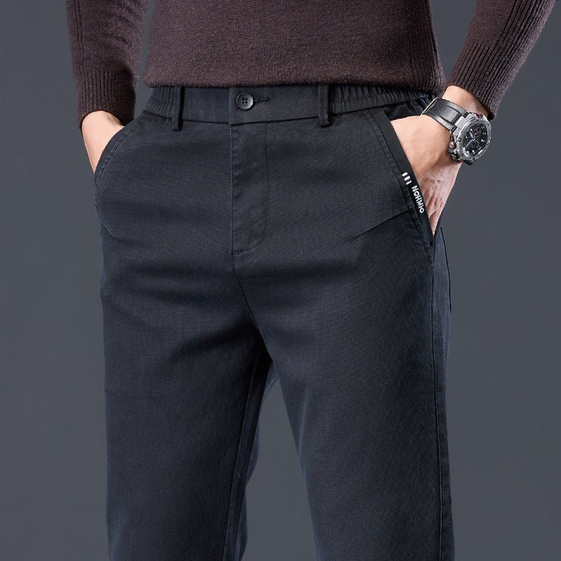 Spring And Autumn Loose-fitting Straight-leg Slim-fit Casual Trousers / Pantaloni casual slim fit a gamba dritta, vestibilità ampia, per primavera e autunno - FRAMOShopabbigliamento uomo FRAMOShopBlack28CJXX295107401AZ