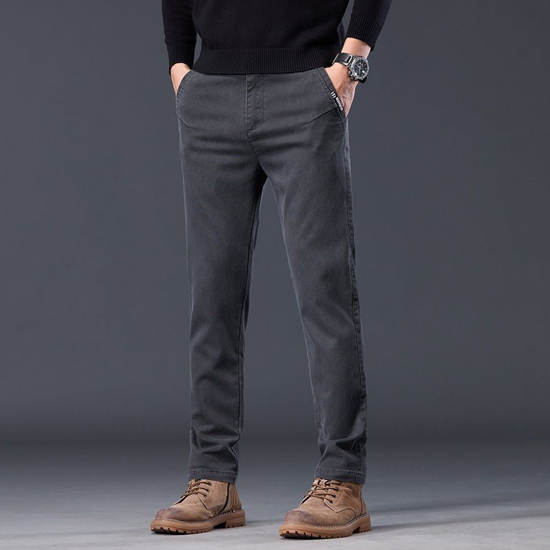 Spring And Autumn Loose-fitting Straight-leg Slim-fit Casual Trousers / Pantaloni casual slim fit a gamba dritta, vestibilità ampia, per primavera e autunno - FRAMOShopabbigliamento uomo FRAMOShopBlack28CJXX295107401AZ